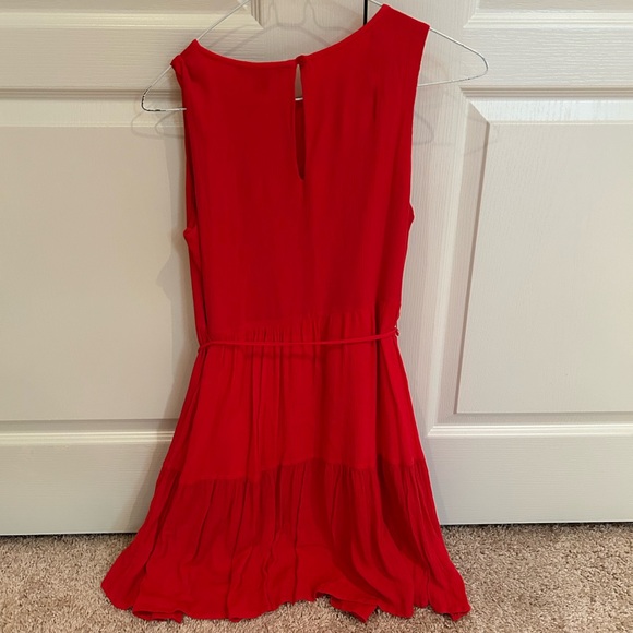 Banana Republic Orange Red Dress - Picture 3 of 4